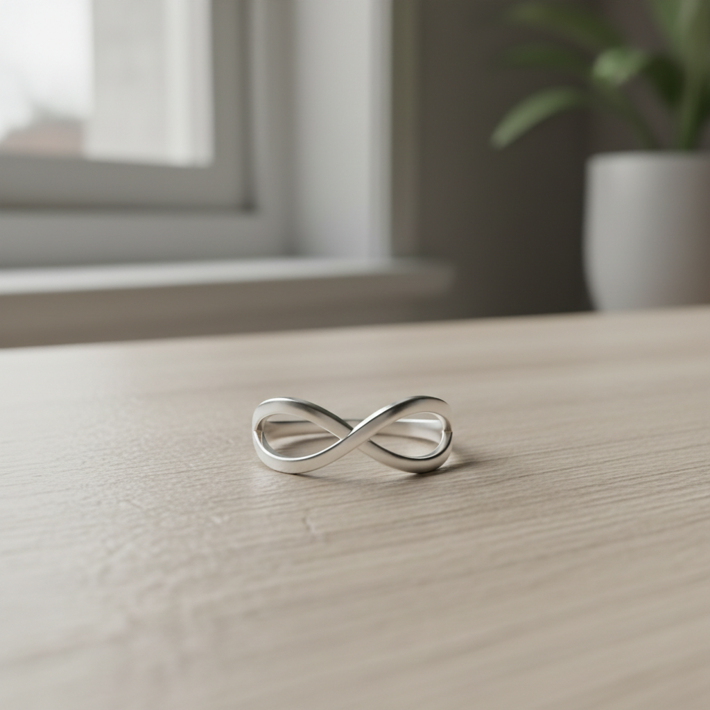 Anel Infinito Minimalista - Lifestyle
